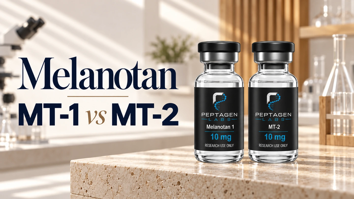 Melanotan MT-1 protiv MT-2: struktura, dokazi i regulatorni status